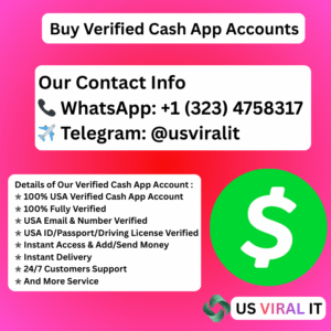 Buy Verified Cash App Accounts