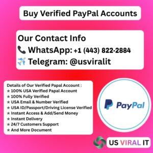 Buy Verified PayPal Accounts