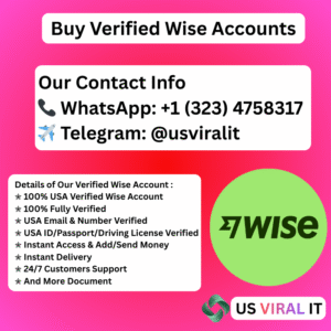 Buy Verified Wise Accounts