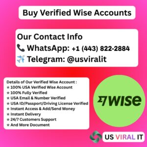 Buy Verified Wise Accounts